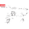 Vue éclatée Ryobi R18S18G-0 4000444511#01