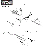 Vue éclatée Ryobi OPT1845 4000475796#01