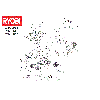 Vue éclatée Ryobi RLM18C36H225 4000444668#01
