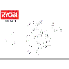 Vue éclatée Ryobi OGS1822 4000462044#01