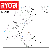 Vue éclatée Ryobi RCS18X3050F 4000462115#01