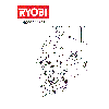 Vue éclatée Ryobi RLM3313 4000462853#01