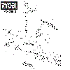 Vue éclatée Ryobi RY18HT50A-0 4000475818#01