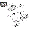 Vue éclatée Ryobi RJS18-0 4000475771#01
