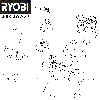 Vue éclatée Ryobi RROS18-125SA 4000475822#01