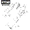Vue éclatée Ryobi RSV18-1C40GLA 4000486058#01