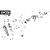Vue éclatée Ryobi RPM18X-0 4000486768#01