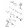 Vue éclatée Makita TW004G#01